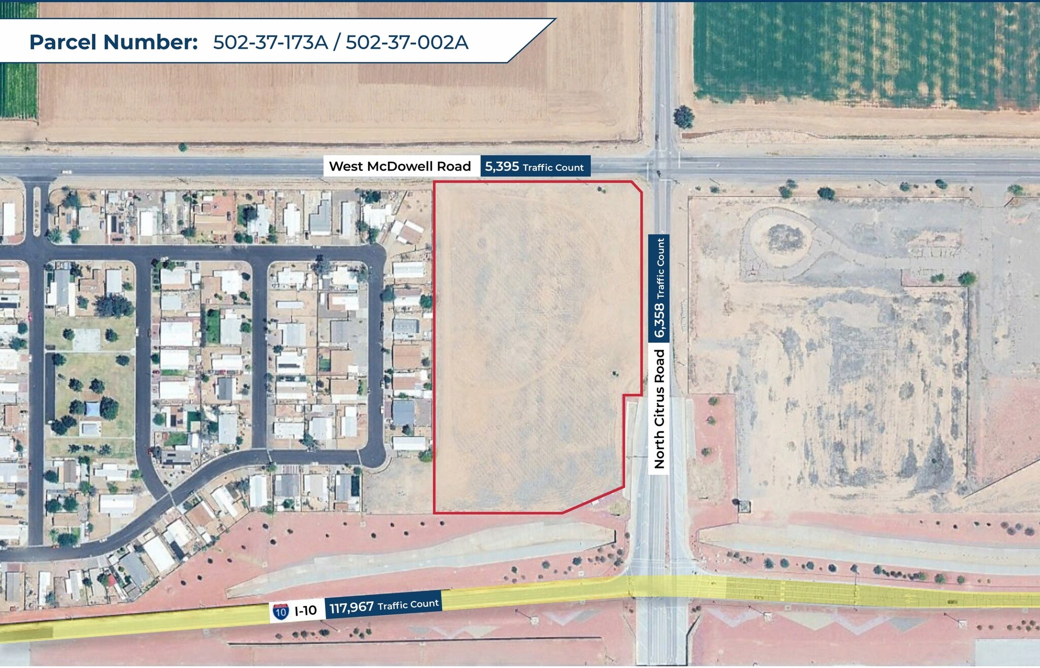 SWC McDowell Rd & Citrus Rd, Goodyear, AZ for sale Primary Photo- Image 1 of 6
