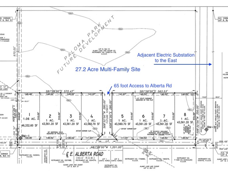 3000 E Alberta Rd, Edinburg, TX for sale - Plat Map - Image 2 of 9