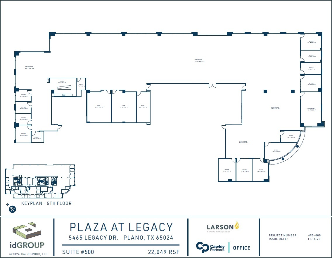 5465 Legacy Dr, Plano, TX for lease Floor Plan- Image 1 of 7