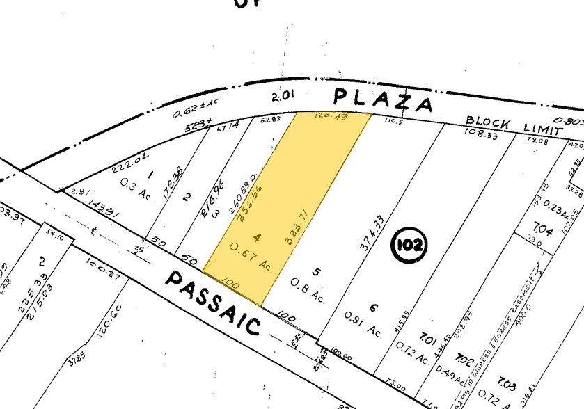 370 W Passaic St, Rochelle Park, NJ for lease - Plat Map - Image 2 of 12