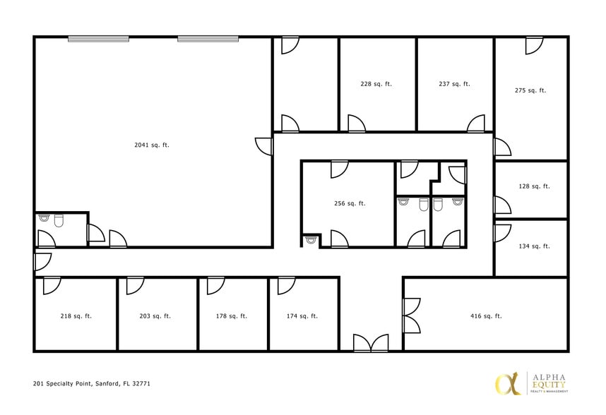 201 Specialty Pt, Sanford, FL for lease - Floor Plan - Image 3 of 25