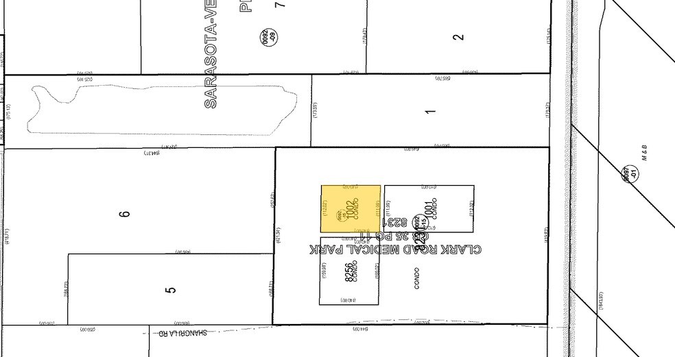 4937 Clark Rd, Sarasota, FL for sale - Plat Map - Image 1 of 1