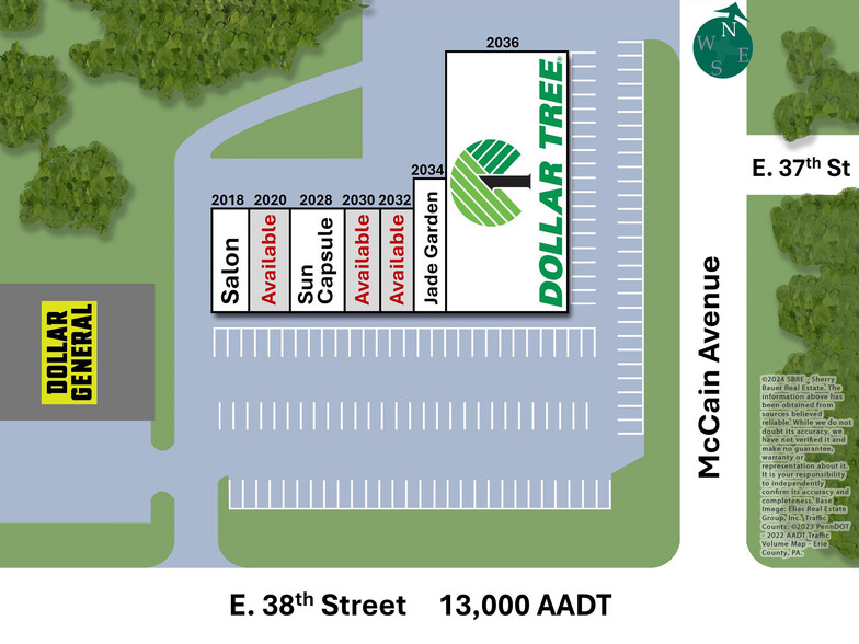 2018-2028 E 38th St, Erie, PA for sale - Site Plan - Image 3 of 15