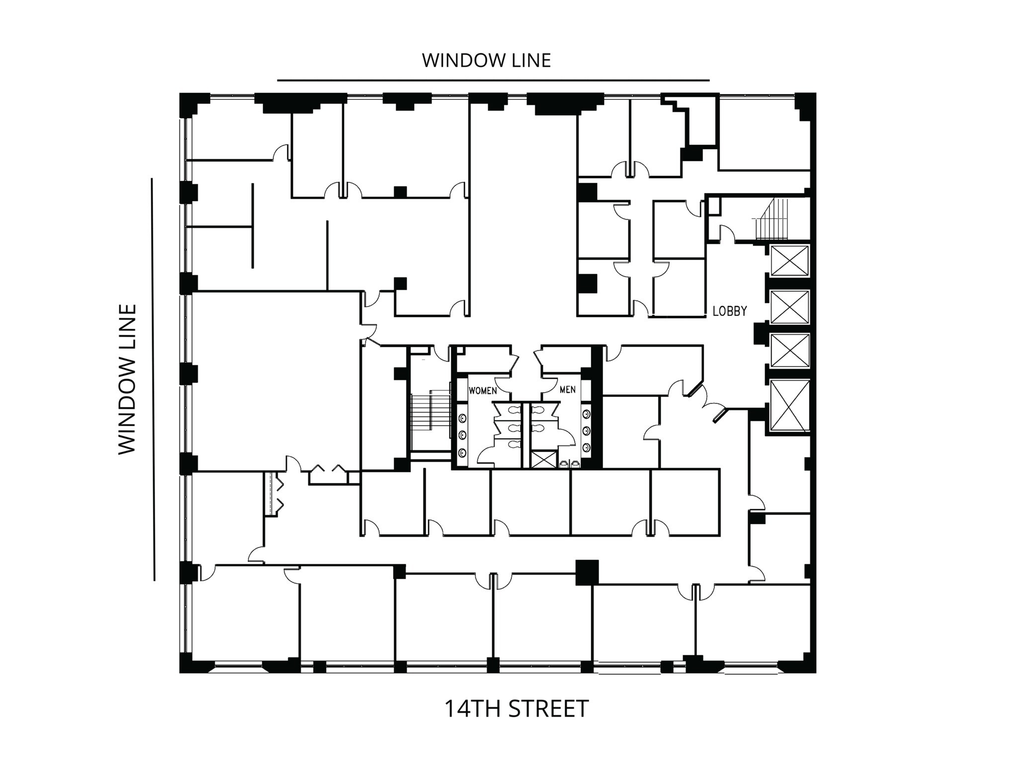 717 14th St NW, Washington, DC for lease Floor Plan- Image 1 of 1
