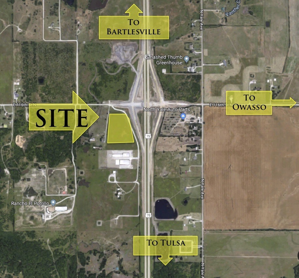 116th Hwy, Sperry, OK for sale Aerial- Image 1 of 1