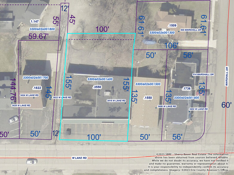 3412 W Lake Rd, Erie, PA for lease - Plat Map - Image 3 of 22