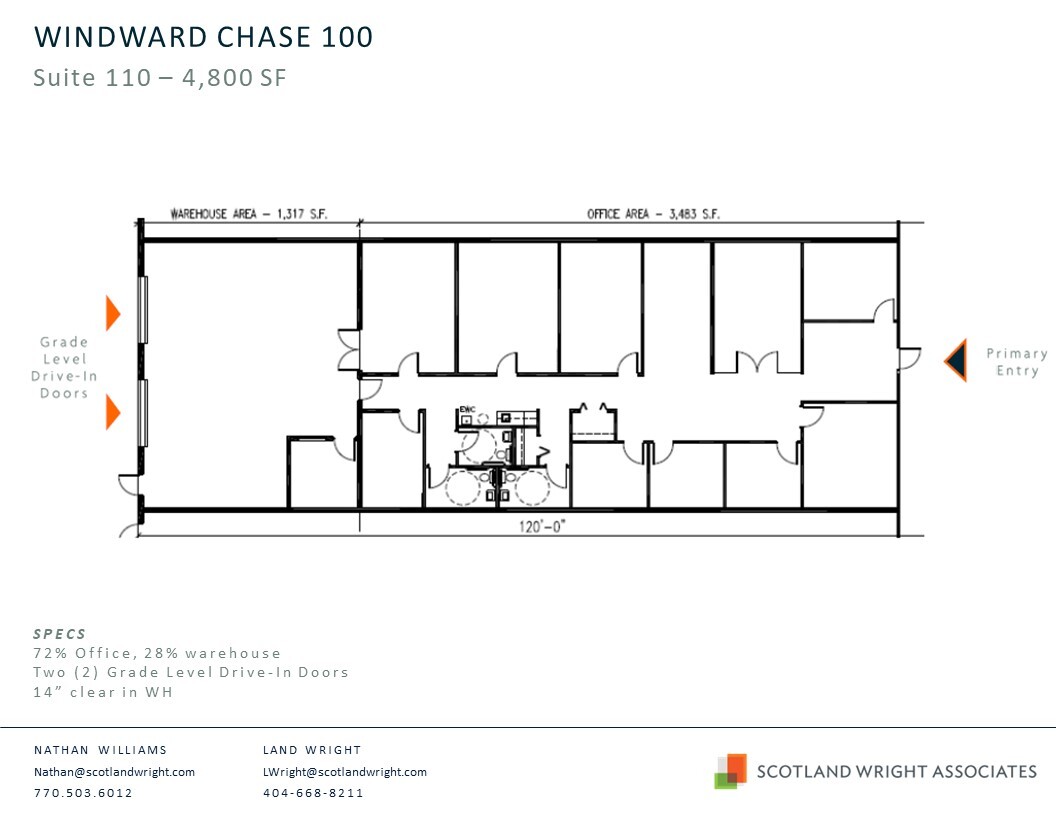 1235 Old Alpharetta Rd, Alpharetta, GA for lease Floor Plan- Image 1 of 2