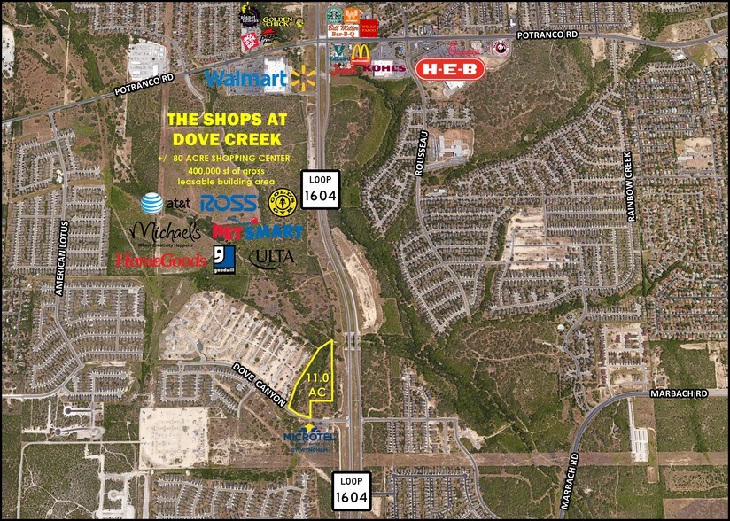 Loop 1604 Dove Canyon Dove Canyon, San Antonio, TX, 78245