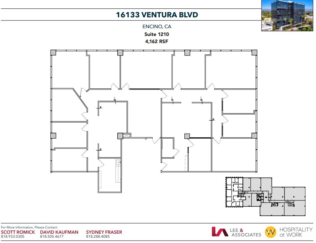 16133 Ventura Blvd, Encino, CA for lease Floor Plan- Image 1 of 1