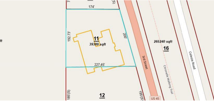 18065 US 45 Hwy, Citronelle, AL for sale - Plat Map - Image 3 of 3