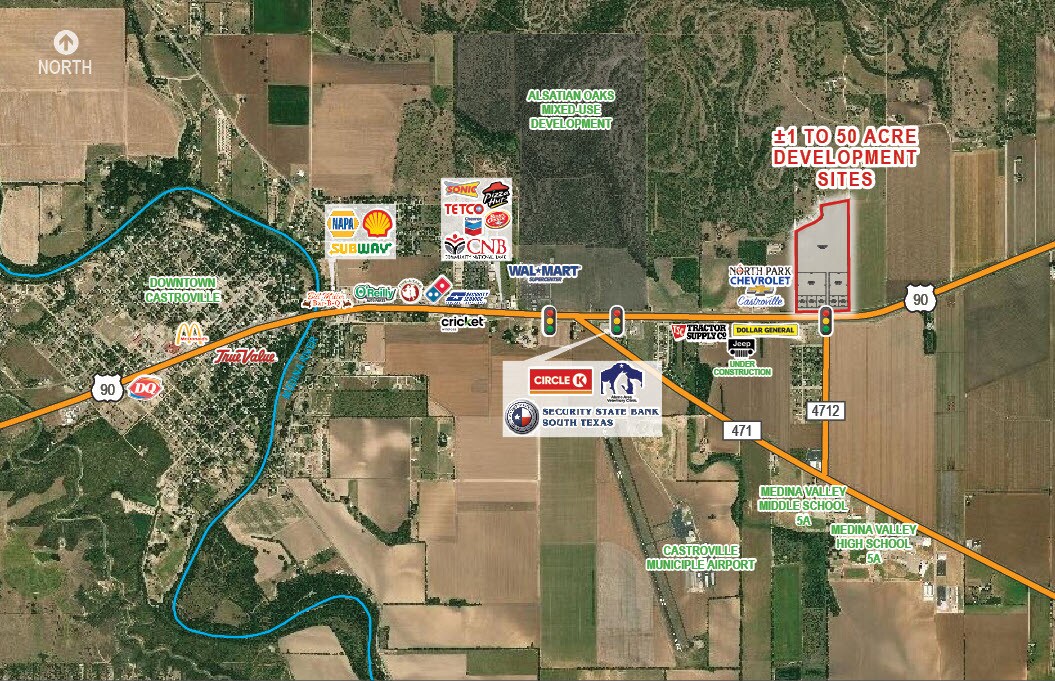 US Hwy 90, Castroville, TX, 78009 Commercial Land For Sale