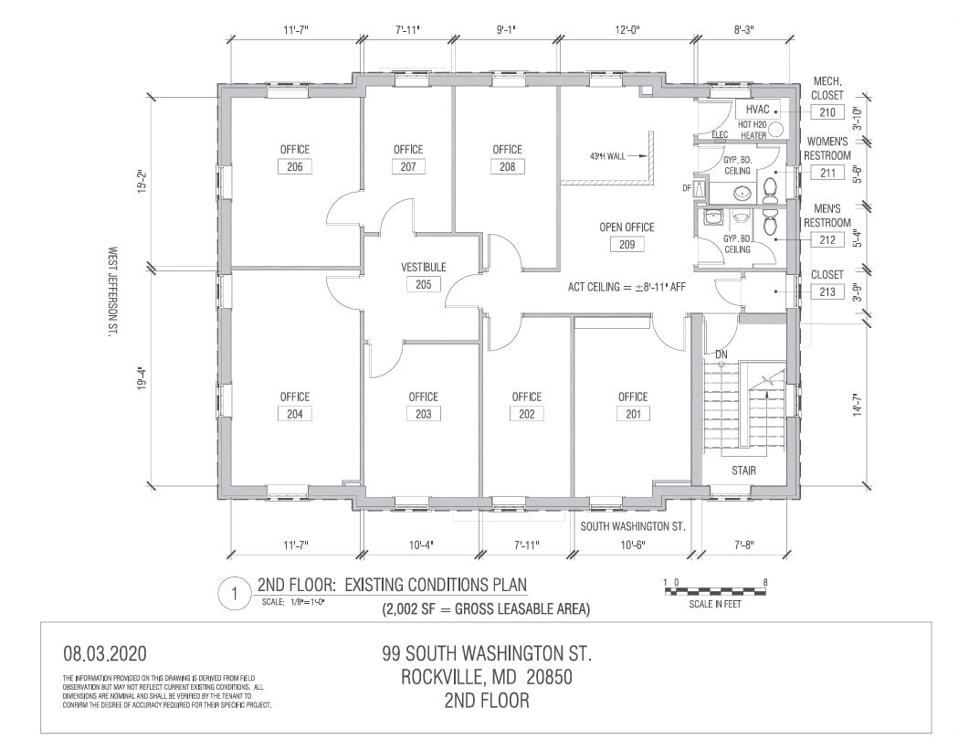 99 S Washington St, Rockville, MD for sale Floor Plan- Image 1 of 1