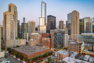 57-59 W Grand Ave, Chicago, IL - AERIAL  map view