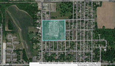 3400 E Lynn St, Anderson, IN - aerial  map view