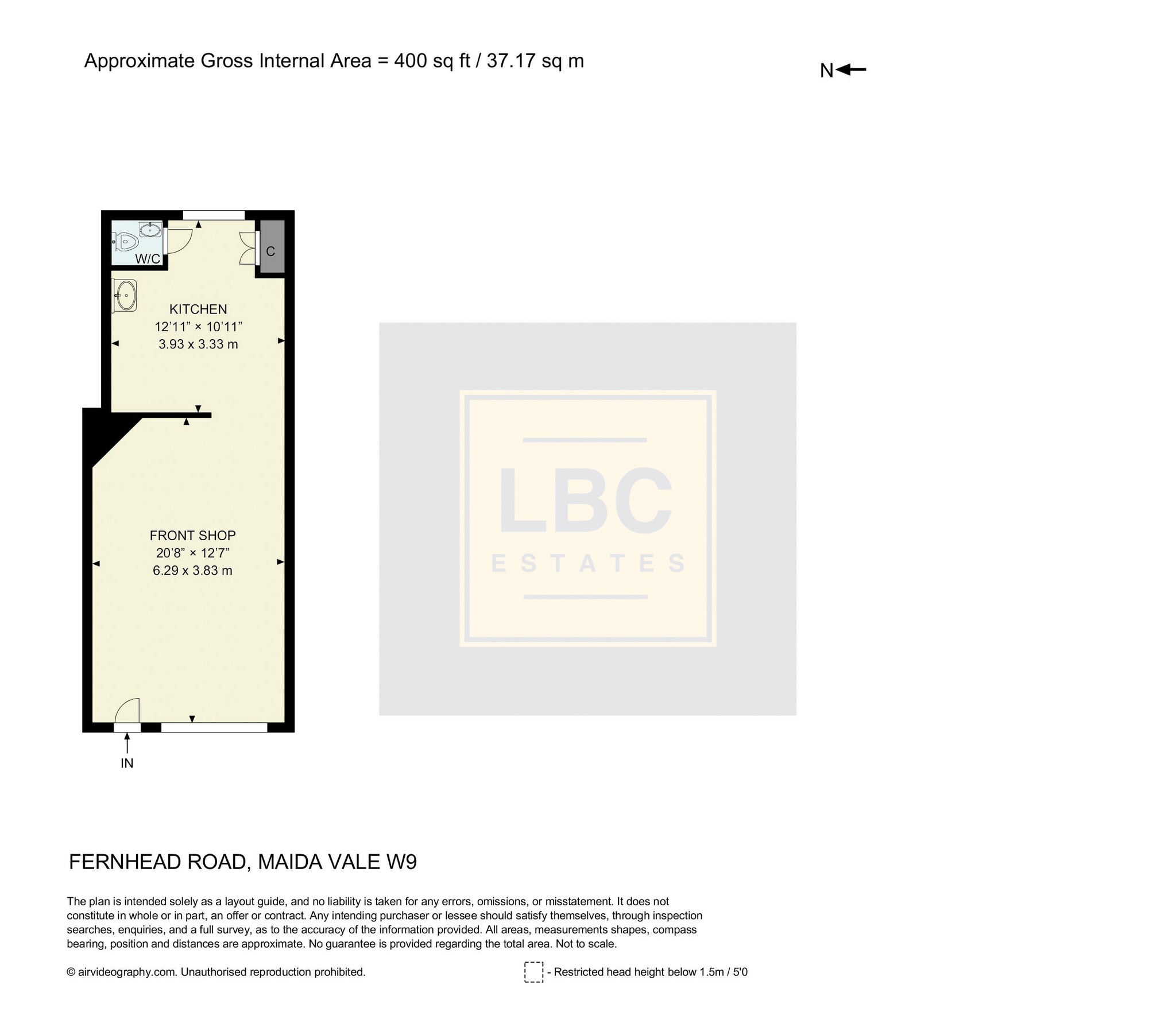 69 Fernhead Rd, London for lease Floor Plan- Image 1 of 1