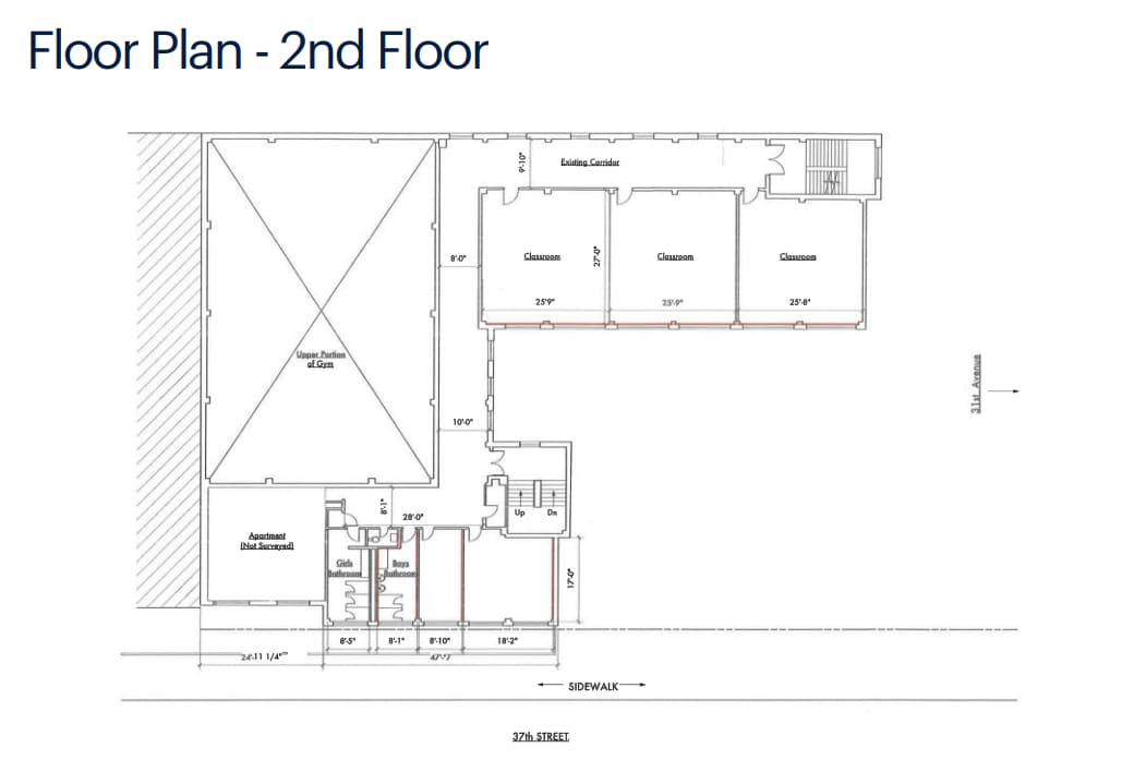 31-18 37th St, Astoria, NY for lease Floor Plan- Image 1 of 1