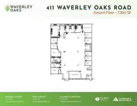 411 Waverley Oaks Rd, Waltham, MA for lease Floor Plan- Image 1 of 1