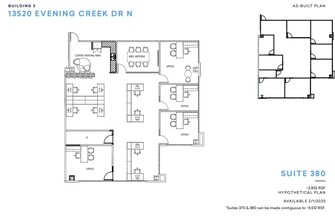 13520 Evening Creek Dr N, San Diego, CA for lease Floor Plan- Image 1 of 1