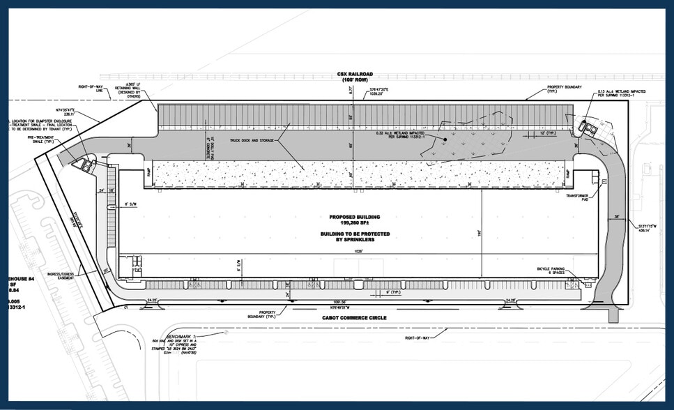 11096 Cabot Commerce Cir, Jacksonville, FL for lease - Site Plan - Image 3 of 3