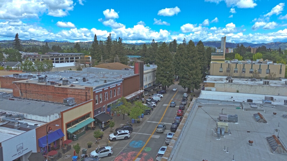 641-645 4th St, Santa Rosa, CA for lease - Aerial - Image 2 of 2