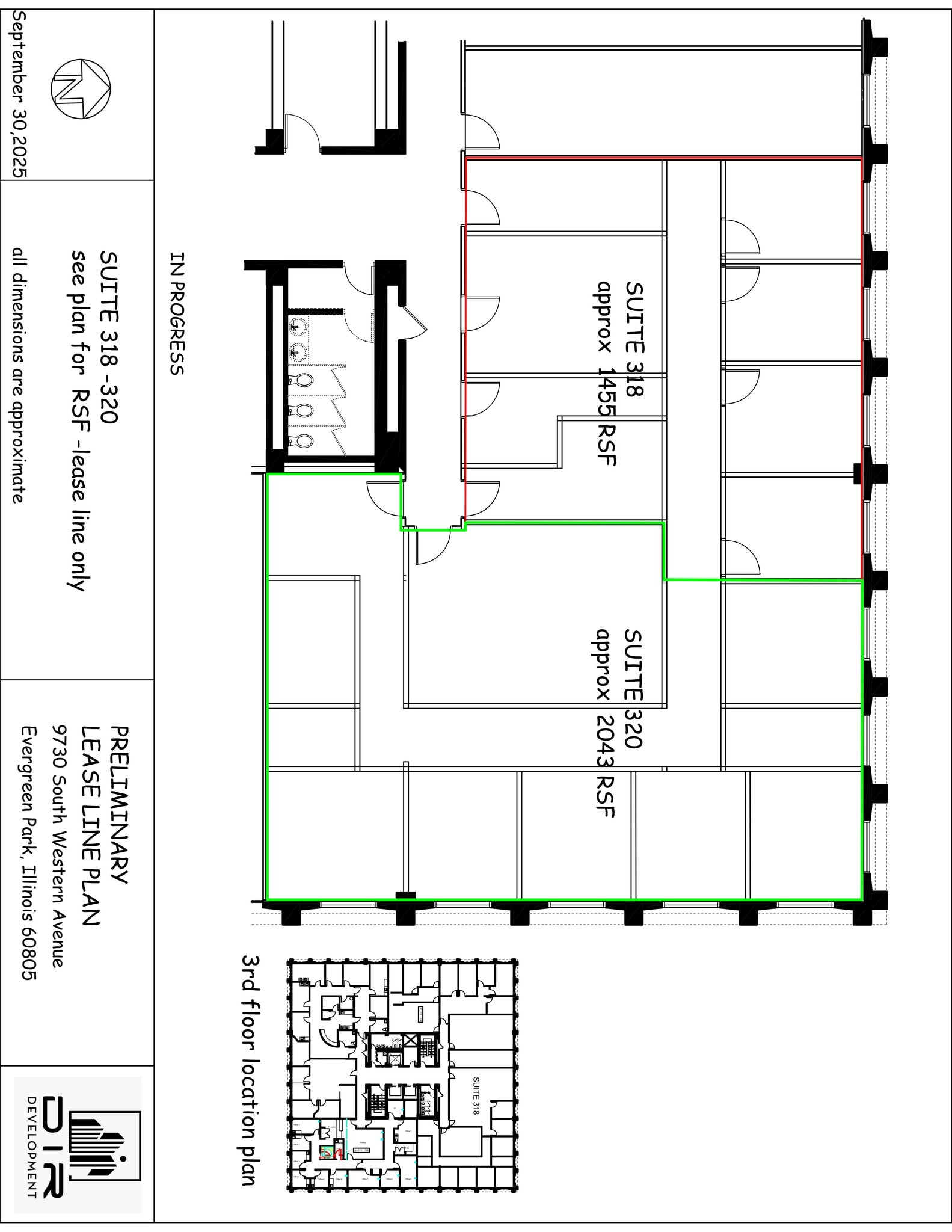9730 S Western Ave, Evergreen Park, IL for lease Site Plan- Image 1 of 1