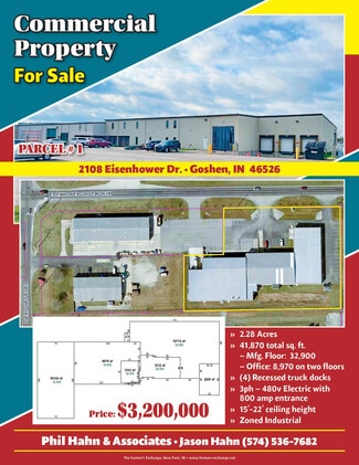 More details for 2108 Eisenhower Dr N, Goshen, IN - Industrial for Lease