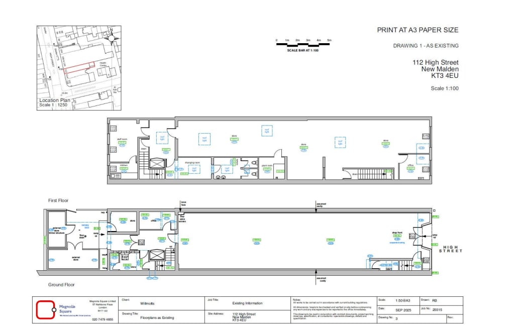 112 High St, New Malden for lease Floor Plan- Image 1 of 1