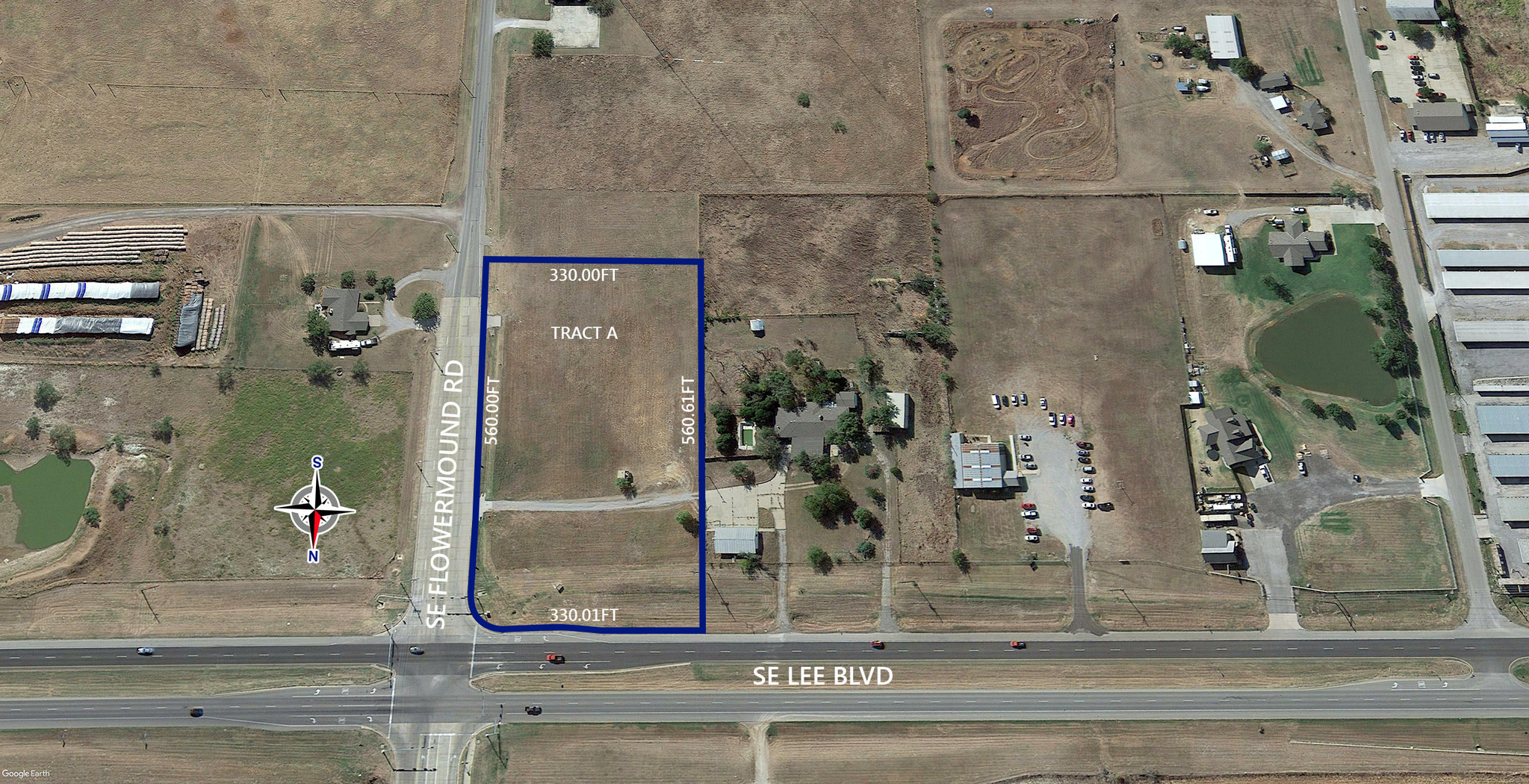 2801 SE Lee Blvd, Lawton, OK for sale Aerial- Image 1 of 5