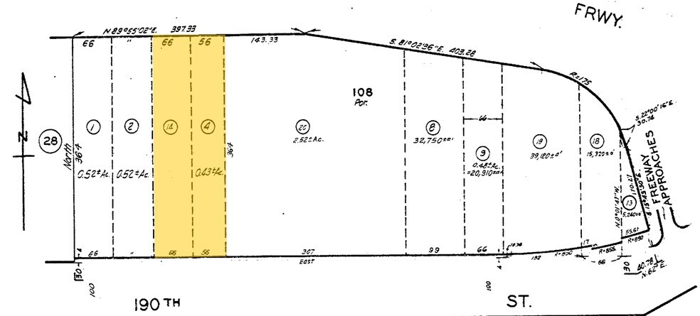 1051-1065 W 190th St, Gardena, CA for sale - Plat Map - Image 3 of 13