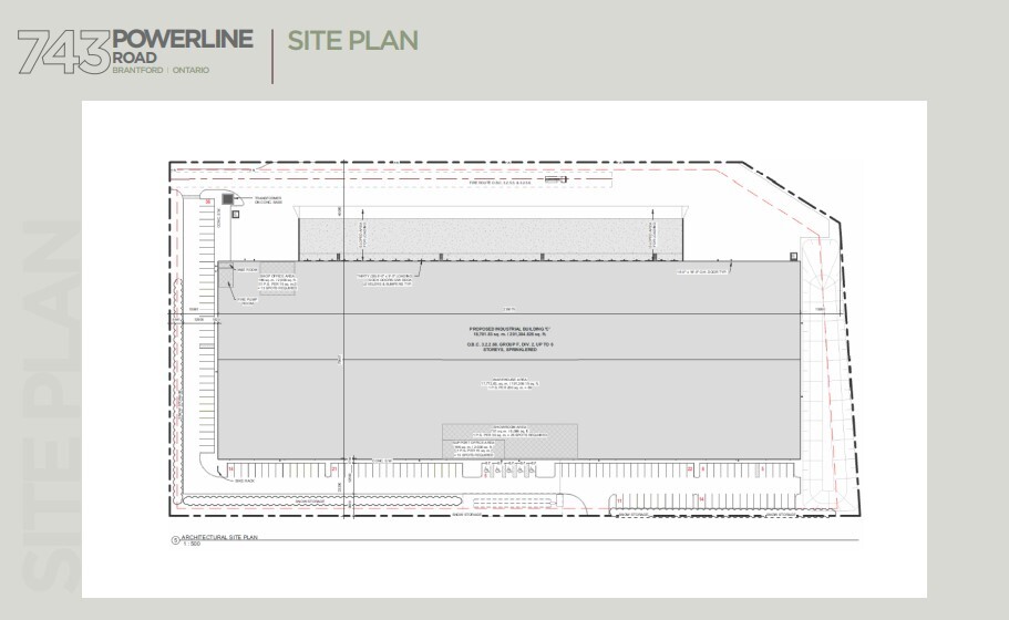 743 Powerline Rd, Brantford, ON for lease - Site Plan - Image 1 of 1