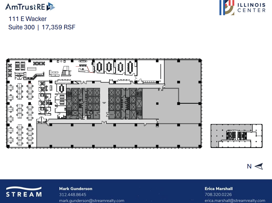 111 E Wacker Dr, Chicago, IL for lease Floor Plan- Image 1 of 1