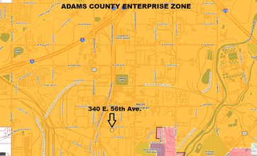 340 E 56th Ave, Denver, CO for lease Map- Image 1 of 2