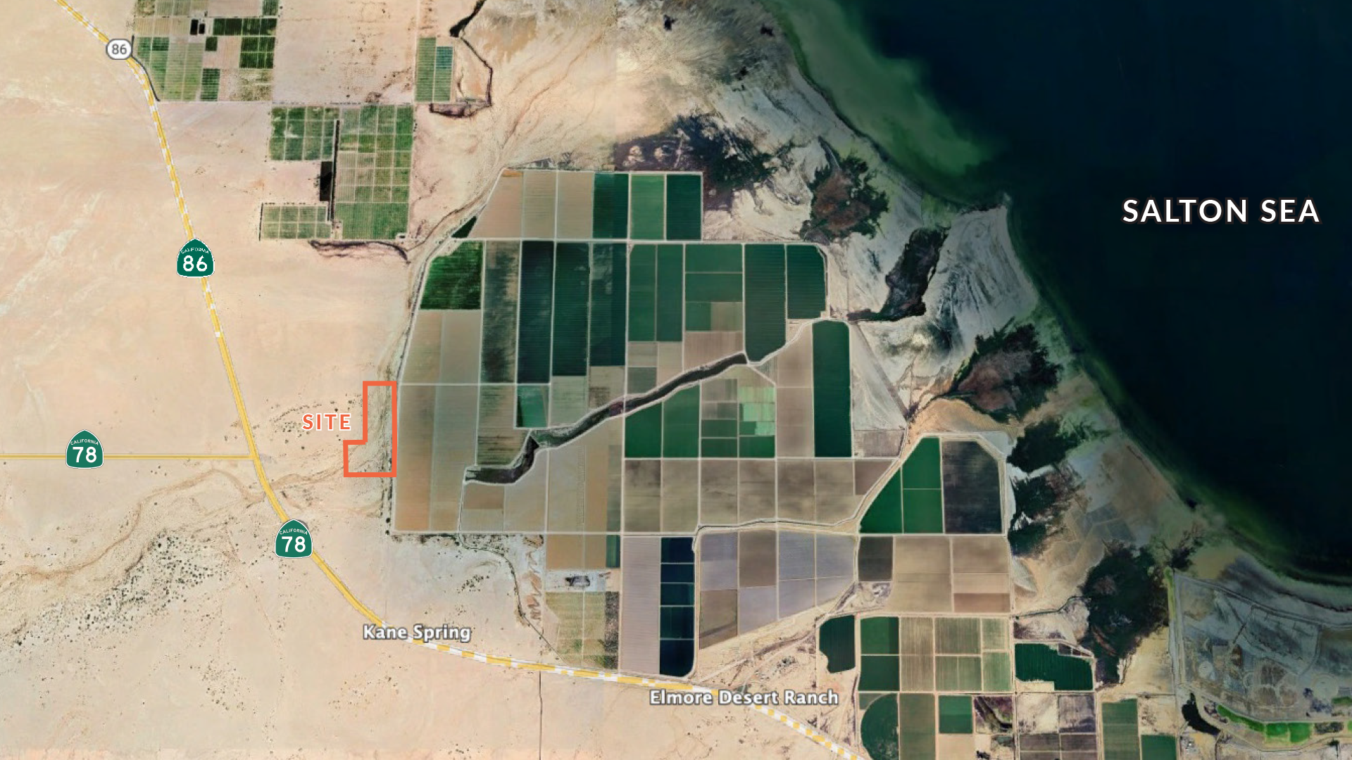 Land in Salton City, CA for sale Aerial- Image 1 of 3