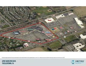 6900 Hamilton Blvd, Trexlertown, PA - aerial  map view