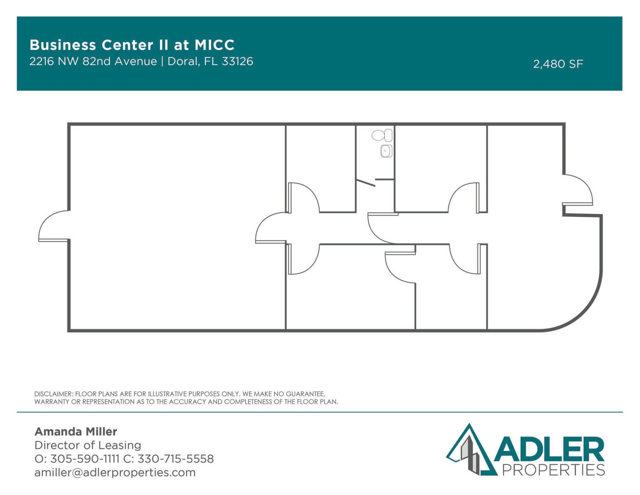 2156-2214 NW 82nd Ave, Miami, FL for lease Floor Plan- Image 1 of 1