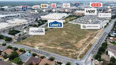 6702 Springfield Ave, Laredo, TX - AERIAL  map view - Image1