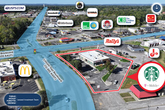 100 N Dixie Blvd, Radcliff, KY - aerial  map view - Image1