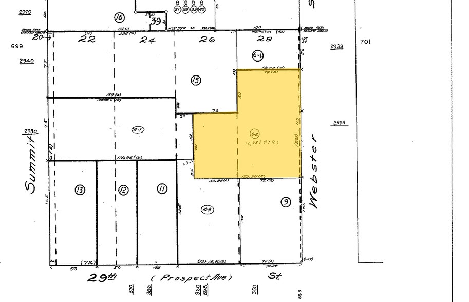 2923 Webster St, Oakland, CA for lease - Plat Map - Image 3 of 3