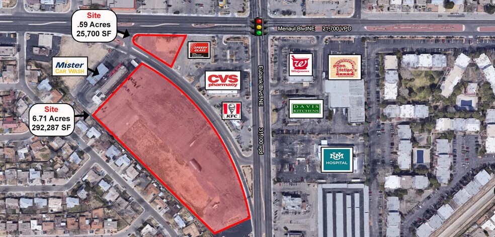 2105-2113 Eubank NE, Albuquerque, NM for lease - Building Photo - Image 1 of 7