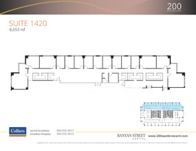 200 E Broward Blvd, Fort Lauderdale, FL for lease Floor Plan- Image 1 of 2