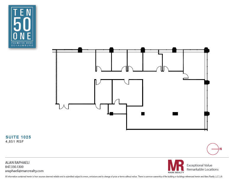 1051 Perimeter Dr, Schaumburg, IL for lease Floor Plan- Image 1 of 8