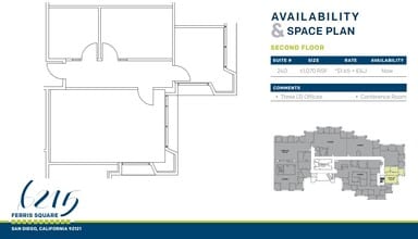 6215 Ferris Sq, San Diego, CA for lease Floor Plan- Image 2 of 2