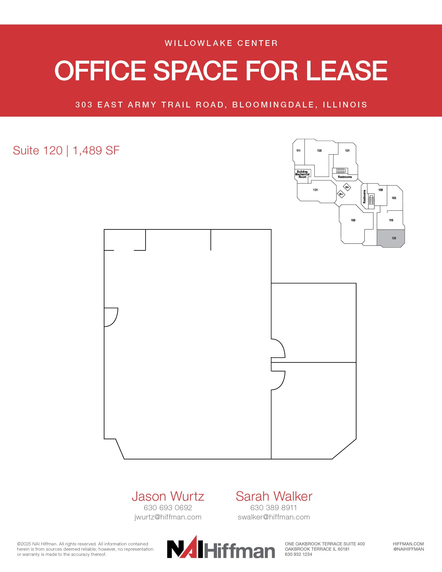 303 E Army Trail Rd, Bloomingdale, IL for sale Floor Plan- Image 1 of 1