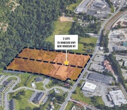 70 Windsor Hwy, New Windsor Township, NY - AERIAL map view