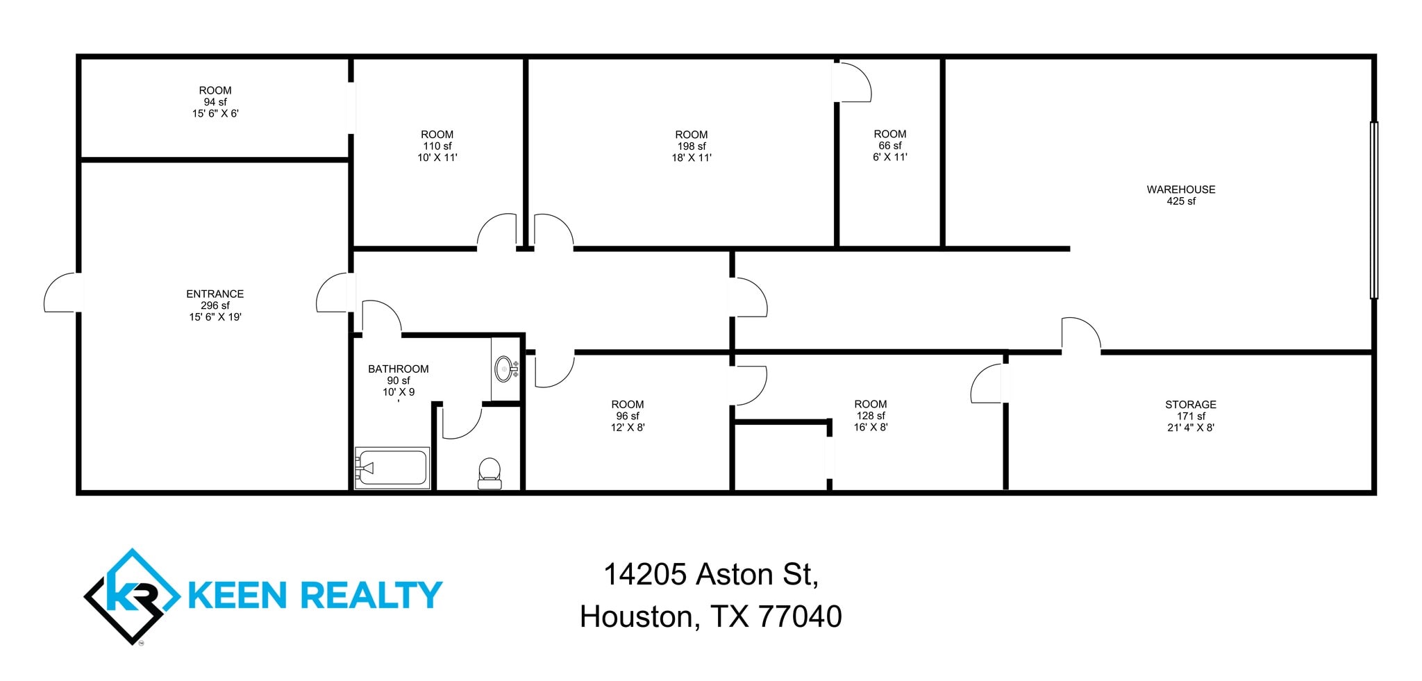 14201-14227 Aston St, Houston, TX for lease Site Plan- Image 1 of 1