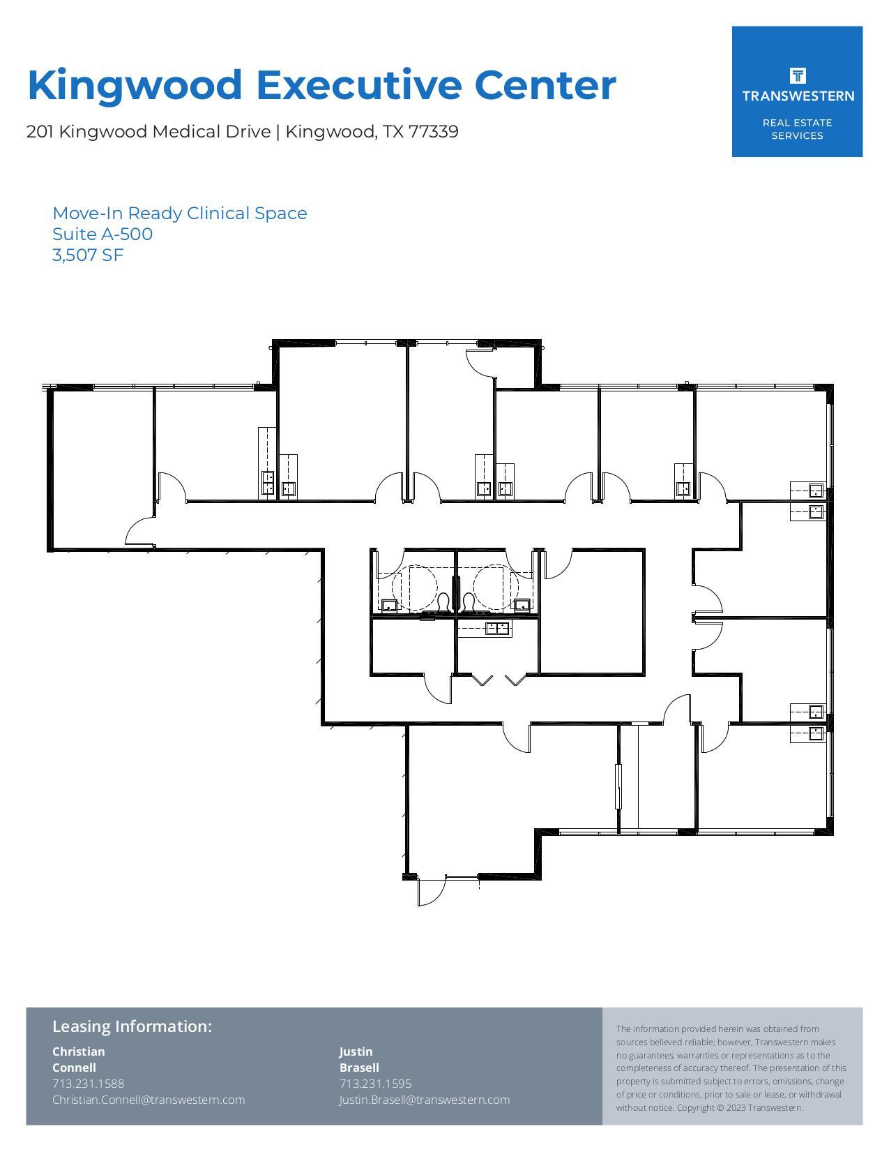 201 Kingwood Medical Dr, Kingwood, TX for lease Floor Plan- Image 1 of 1