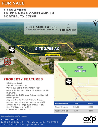 More details for 20570 FM 1314, Porter, TX - Land for Sale