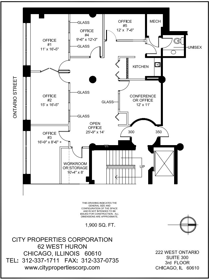 222 W Ontario St, Chicago, IL for lease Floor Plan- Image 1 of 1