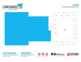 8601 W Bryn Mawr Ave, Chicago, IL for lease Floor Plan- Image 1 of 1