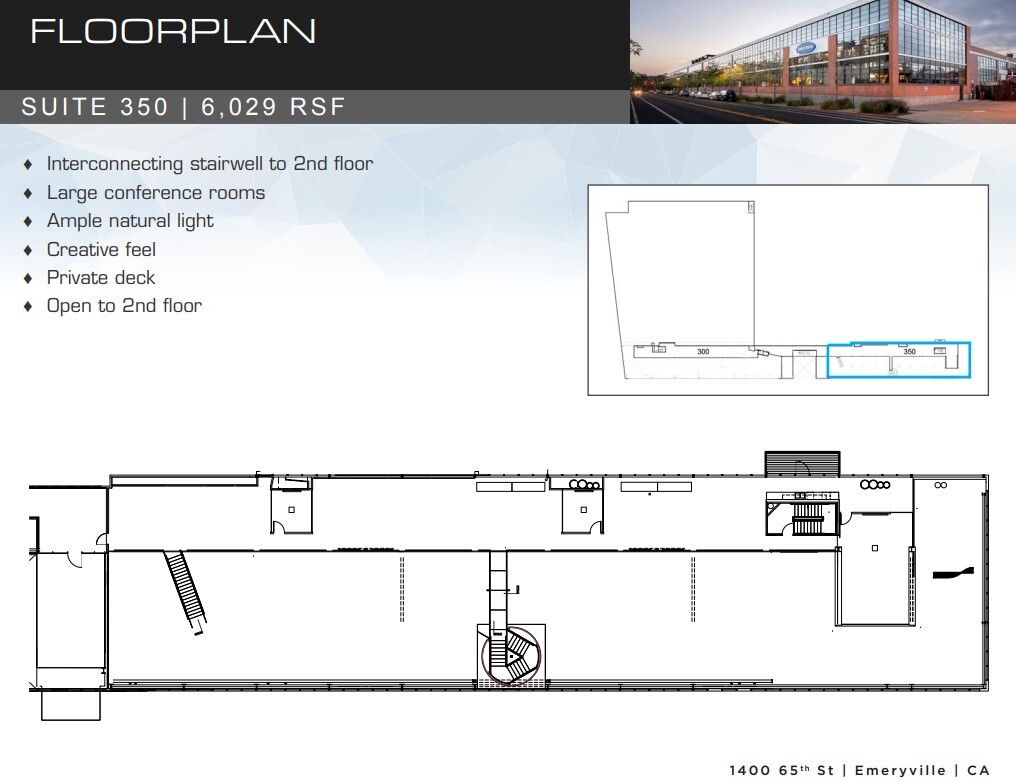 1400 65th St, Emeryville, CA for lease Floor Plan- Image 1 of 1